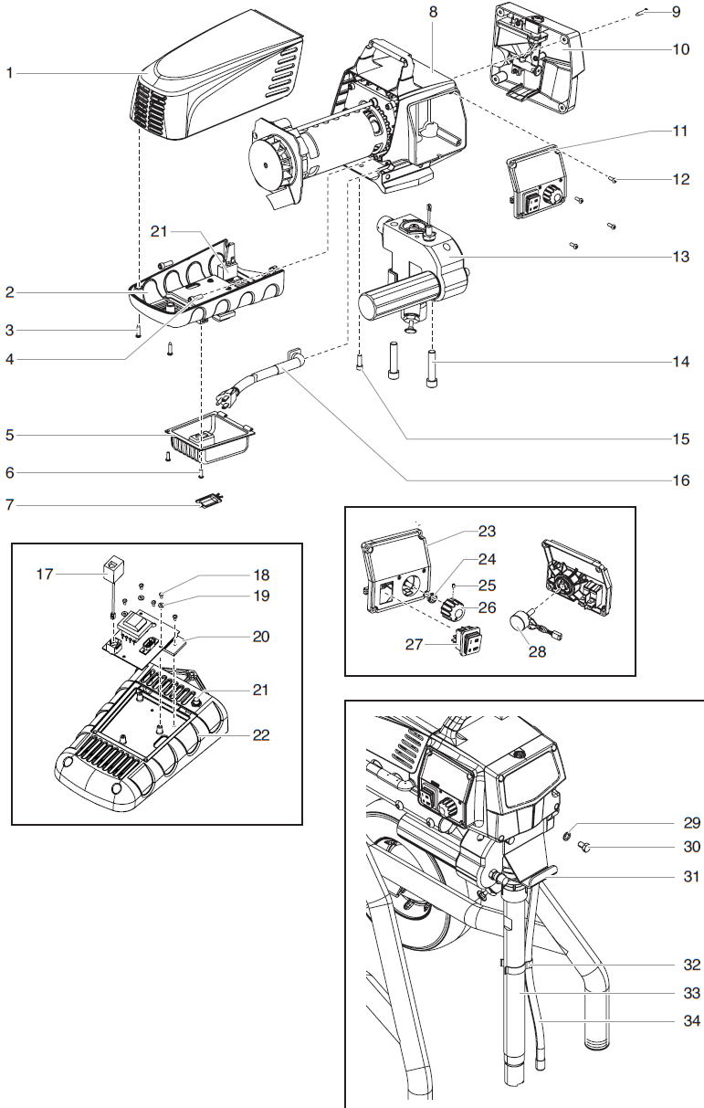 RentSpray 500 Main Assembly